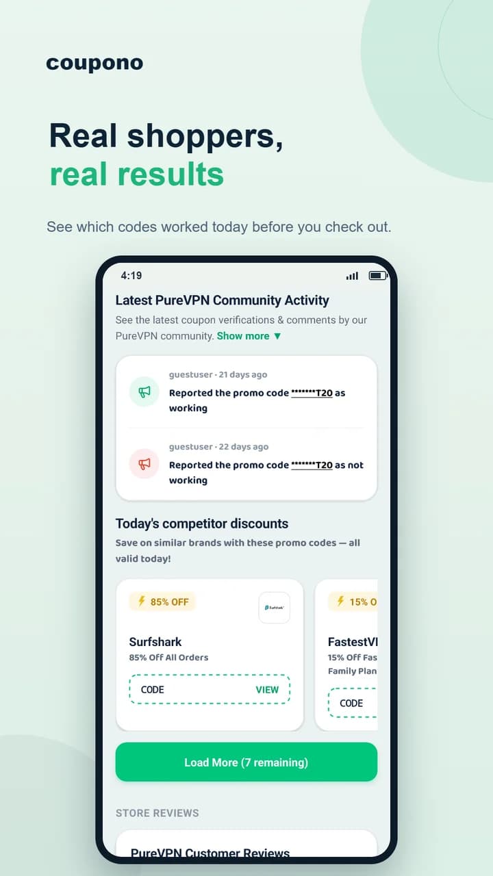 Coupono app screenshot 3